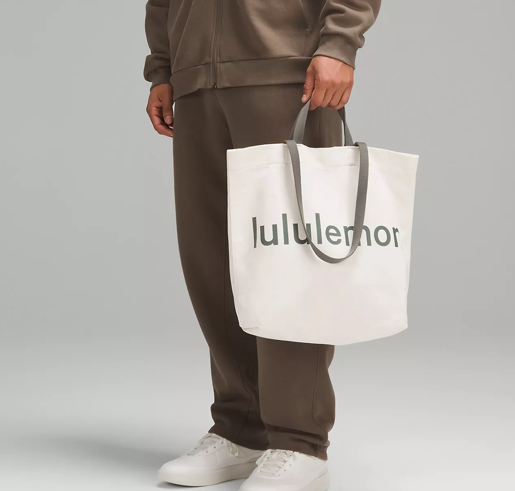 Lululemon Double-Handle Canvas Tote Bag 17L - Image 4